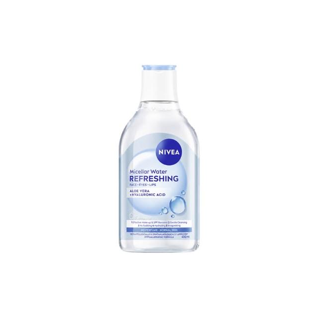 【NIVEA 妮維雅】卸妝水400ml全系列x3入(B5卸妝水/舒敏/水潤/敏感肌適用)