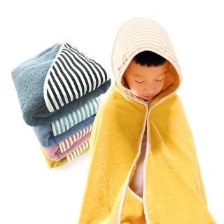 【Nizio】小蘑菇/ BOBO多功能成長浴巾 禮盒(浴巾+大人圍裙＋包巾＋浴袍/斗篷)