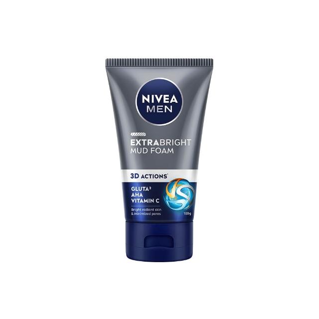 【NIVEA 妮維雅】男士淨涼/控油洗面乳100g系列(控油/淨白/清爽/保濕/水潤透亮潔面乳)