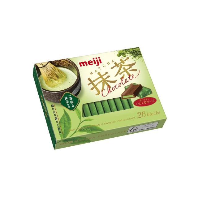 【Meiji 明治】牛奶巧克力/黑可可製品/草莓夾餡可可製品/Himilk牛奶可可/抹茶可可(26枚盒裝)
