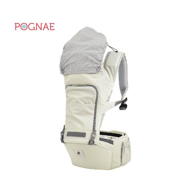 【POGNAE】NO.5超輕量機能坐墊型背巾-抗汙透氣款(韓國腰凳/嬰兒揹巾/新生兒揹巾/背巾/嬰兒背巾/彌月禮)