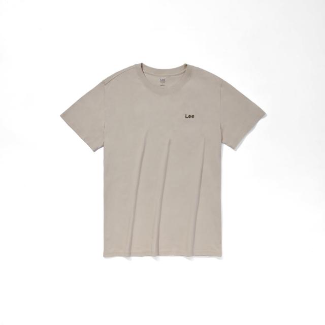 【Lee】出清品-男裝 短袖T恤 / 左胸立體轉印 撞色小LOGO 共4色 標準版型(LB302031)