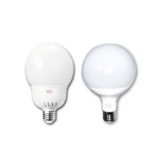 【旭光】LED E27 15W 球型球泡 全電壓 白光 黃光-4入組(LED E27 15W G95球型 燈泡)