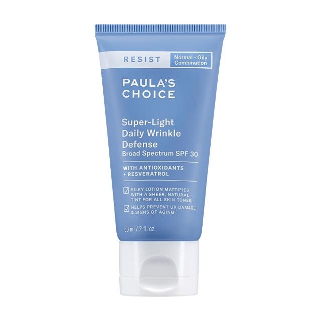 【Paulas Choice 寶拉珍選】抗老化防曬乳60ml任選*共2入(SPF30潤色款/SPF50無油款/SPF50保濕款)