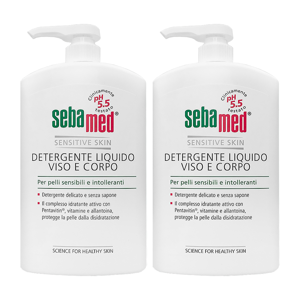 【SEBAMED】潔膚露1000ml*兩入組(平輸/壓頭版)