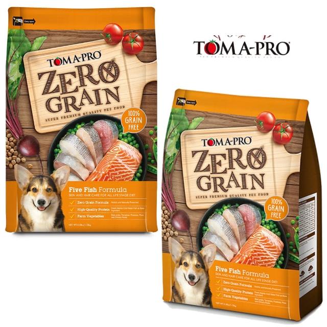 【TOMA-PRO 優格】零穀系列 犬飼料 全齡/成犬 2.5磅(敏感 晶亮護毛 雞肉)