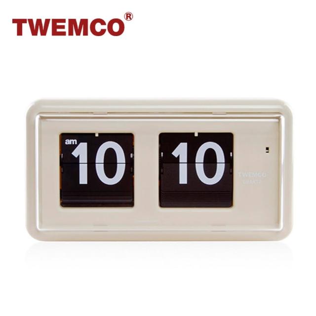 【TWEMCO】QT-30 翻頁鐘 時鐘 桌放 壁掛兩用(共9色)