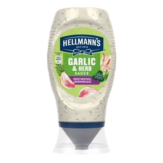 【HELLMANNS】美乃滋 沙拉醬 大蒜香草/凱薩/松露風味 250ml 口味任選(餐飲通路指定品牌)