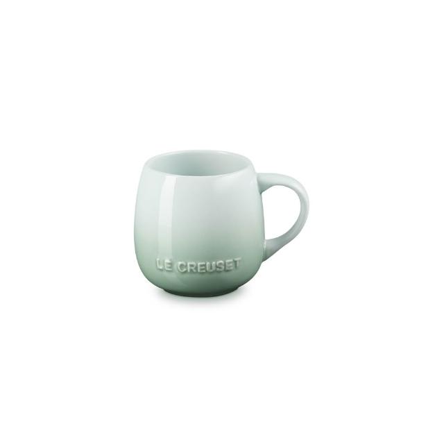 【Le Creuset】瓷器花蕾系列馬克杯320ml(湖水綠/晴空藍/花漾粉/肉豆蔻 4色選1)