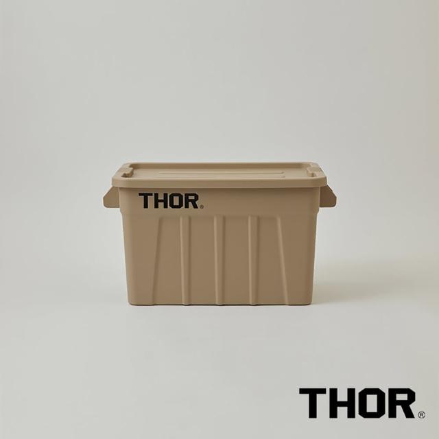 【THOR】THOR BOX 收納箱 75L(透黑/黑色/軍綠/沙棕/灰藍/透明)