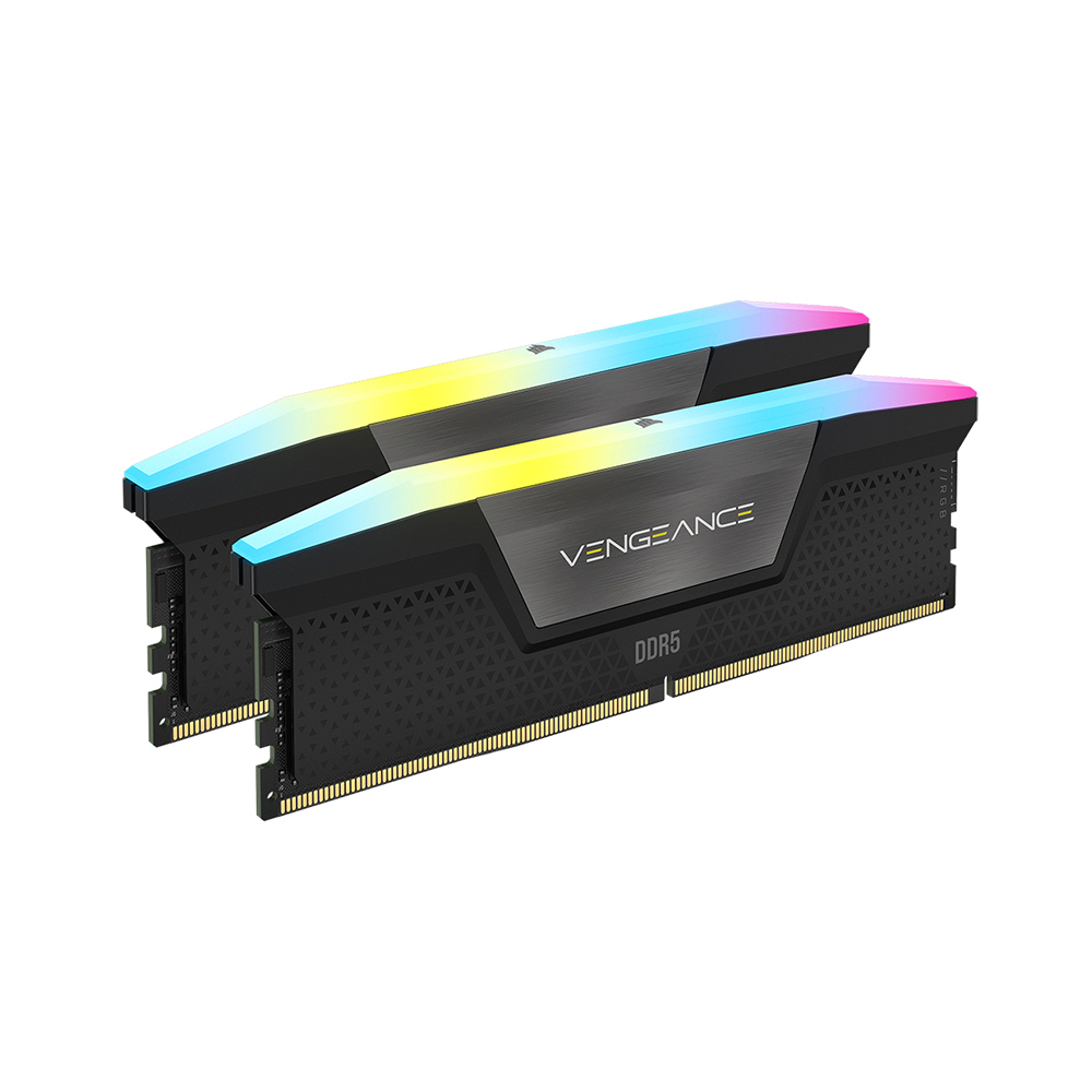 CORSAIR 海盜船】Vengeance RGB DDR5 6000 32GB 雙通/白CL36-36-36