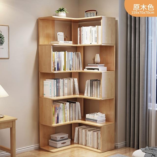 【HappyLife】實木轉角書架 Y11102(書架 書櫃 架子 櫃子 收納櫃 展示櫃 層櫃 木櫃)