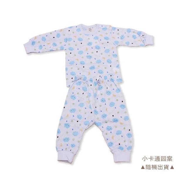【Oluna 歐露娜】童馨 薄長袖套裝 4/6號 純棉印花(肩扣 兒童大人 寶寶睡衣 兒童睡衣 寶寶長袖 兒童長袖)