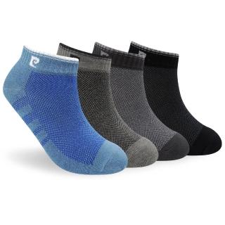 【pierre cardin 皮爾卡登】8雙組打網透氣抑菌消臭休閒短襪(短襪/中性襪/抑菌/消臭)