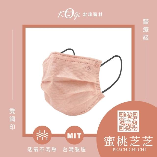 【宏瑋】成人平面醫療口罩 滿版系列4盒組｜50入/盒(醫療級三層防護｜疫情防護必備｜台灣製造)