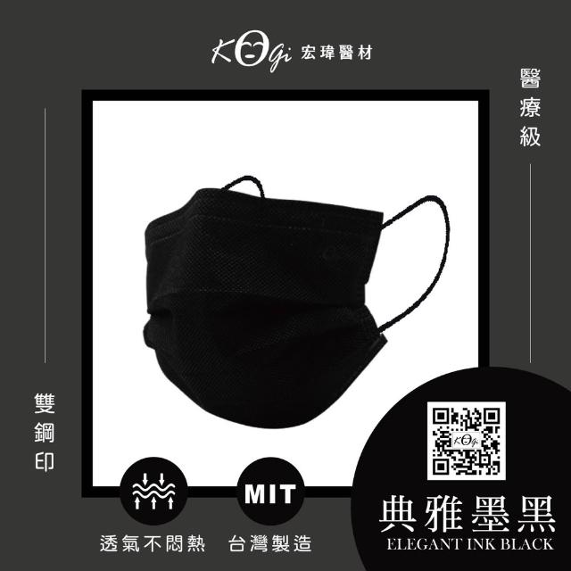 【宏瑋】成人平面醫療口罩 滿版系列4盒組｜50入/盒(醫療級三層防護｜疫情防護必備｜台灣製造)