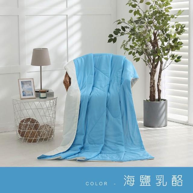 【ISHUR 伊舒爾】買1送1 玩色雙面冰凍涼被(涼感被/超密針織技術夏被/超滑順/多款選)