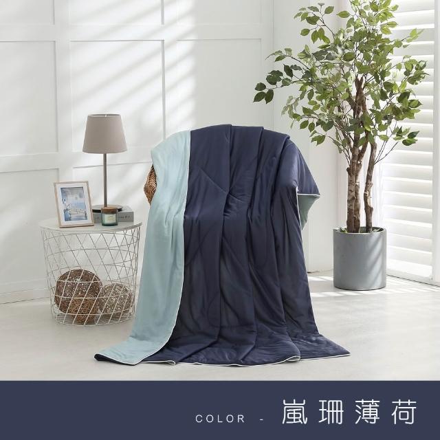 【ISHUR 伊舒爾】買1送1 玩色雙面冰凍涼被(涼感被/超密針織技術夏被/超滑順/多款選)