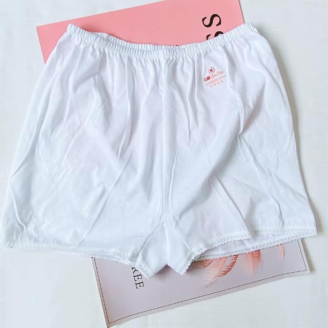【Oluna 歐露娜】三福 薄棉 女大四角褲 單面純棉布 薄款透氣 女平口褲 女內褲 阿嬤內褲