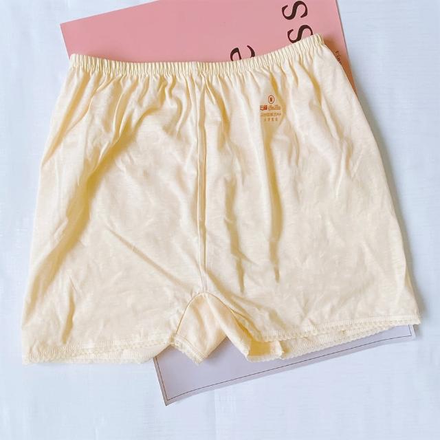【Oluna 歐露娜】三福 薄棉 女大四角褲 單面純棉布 薄款透氣 女平口褲 女內褲 阿嬤內褲