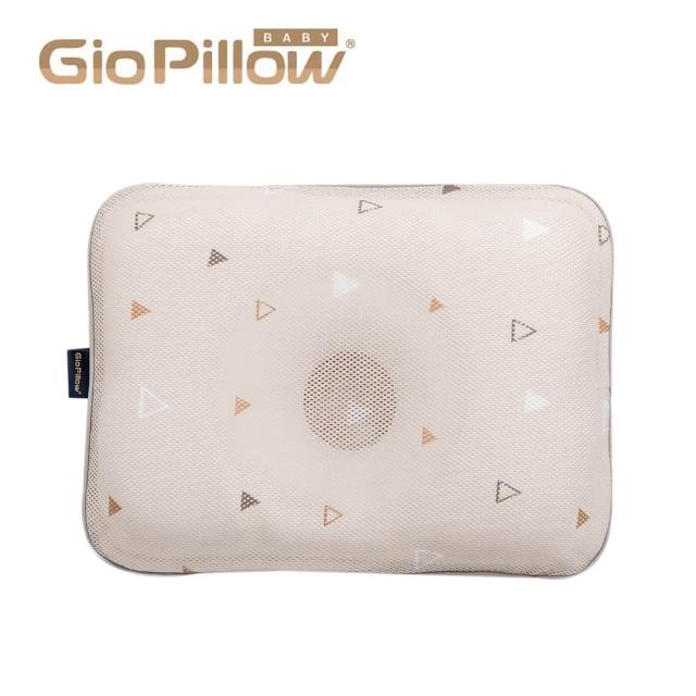 【GIO Pillow】超透氣護頭型嬰兒枕 枕頭2入組 S+M號(嬰兒枕頭 新生兒枕頭 水洗枕頭 透氣枕)