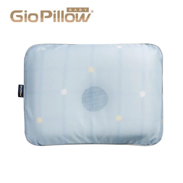 【GIO Pillow】超透氣護頭型嬰兒枕 枕頭2入組 S+M號(嬰兒枕頭 新生兒枕頭 水洗枕頭 透氣枕)