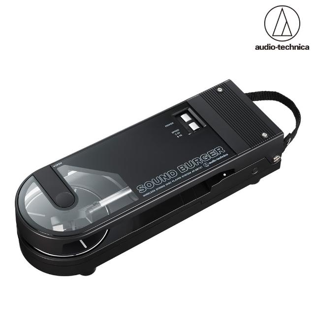 【audio-technica 鐵三角】AT-SB727 Sound Burger漢堡機(無線可攜式 黑膠唱盤機)