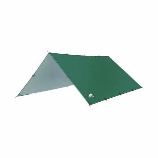 【三峰出】210T 塗銀防曬天幕5*3m 附風繩(超輕量 銀膠抗UV 防雨 抗風 遮陽 露營天幕 天幕帳篷 露營外帳)