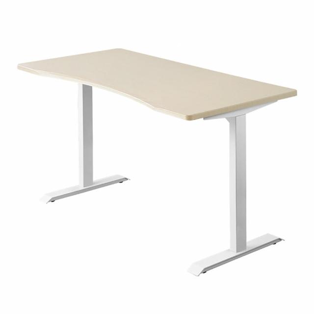 【FUNTE】Stable 固定式辦公電腦桌 120x80cm 弧度桌板 八色可選(書桌 工作桌 桌子)