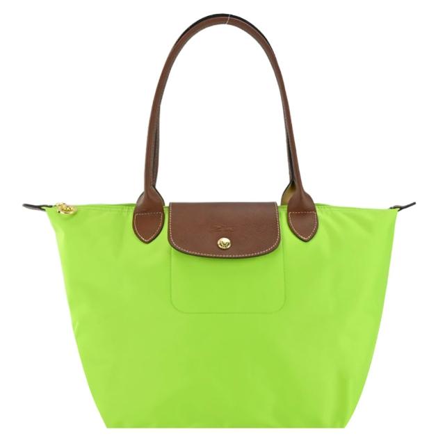 【LONGCHAMP】LE PLIAGE ORIGINAL/GREEN系列原創/刺繡摺疊肩背包(中/多款選)