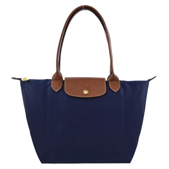 【LONGCHAMP】LE PLIAGE ORIGINAL/GREEN系列原創/刺繡摺疊肩背包(中/多款選)