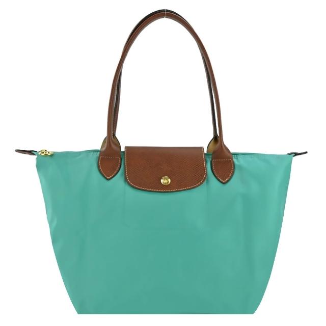 【LONGCHAMP】LE PLIAGE ORIGINAL/GREEN系列原創/刺繡摺疊肩背包(中/多款選)