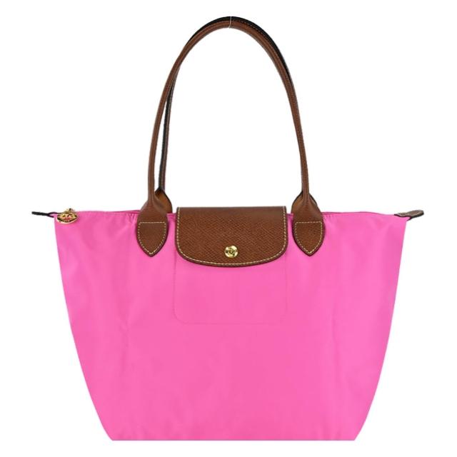 【LONGCHAMP】LE PLIAGE ORIGINAL/GREEN系列原創/刺繡摺疊肩背包(中/多款選)