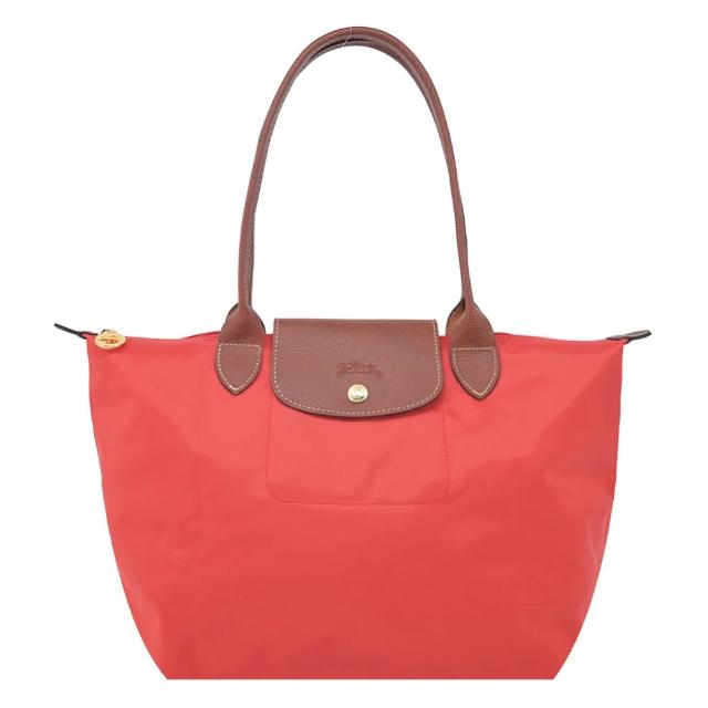 【LONGCHAMP】LE PLIAGE ORIGINAL/GREEN系列原創/刺繡摺疊肩背包(中/多款選)