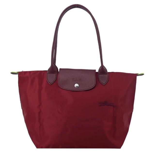 【LONGCHAMP】LE PLIAGE ORIGINAL/GREEN系列原創/刺繡摺疊肩背包(中/多款選)