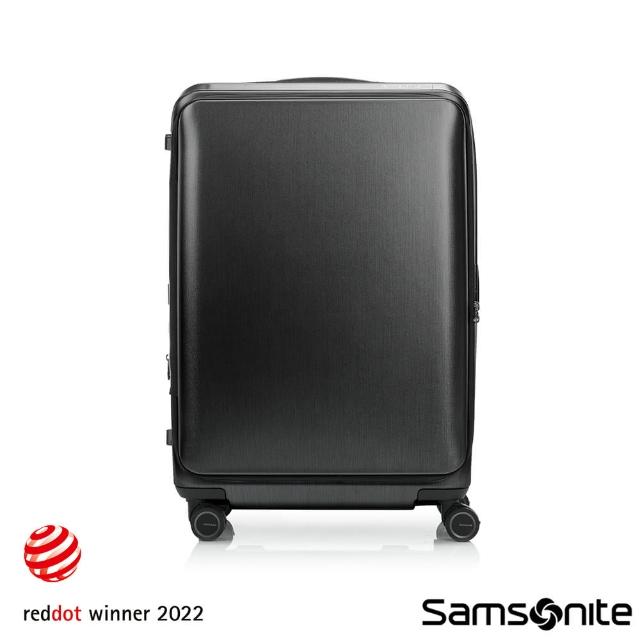 【Samsonite 新秀麗】28吋 UNIMAX 前開式/上掀式可擴充大容量輕量PC避震煞車輪行李箱/旅行箱(多色可選)