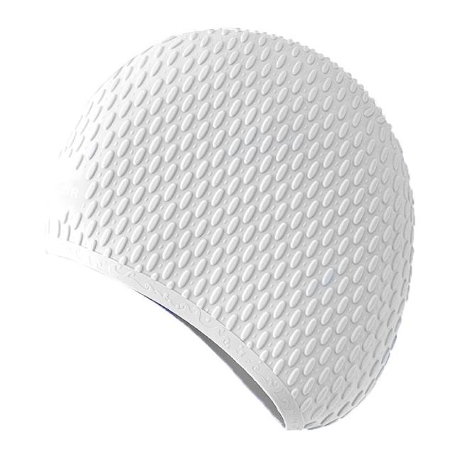 【SWIMFLOW】成人款 3D立體矽膠泳帽 多款可選(泳帽 PU 戲水 游泳 玩水 游泳用品)