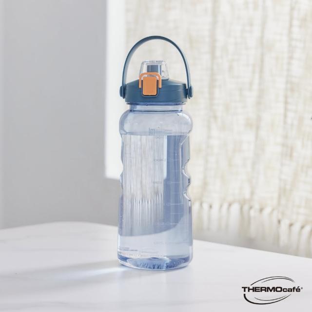 【THERMOcafe 凱菲】買1送1_彈蓋直飲隨手瓶2200ml+2200ml(TCTB-2200+TCTB-2200)