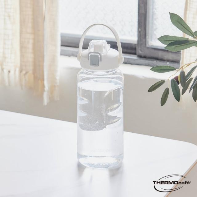 【THERMOcafe 凱菲】買1送1_彈蓋直飲隨手瓶2200ml+2200ml(TCTB-2200+TCTB-2200)