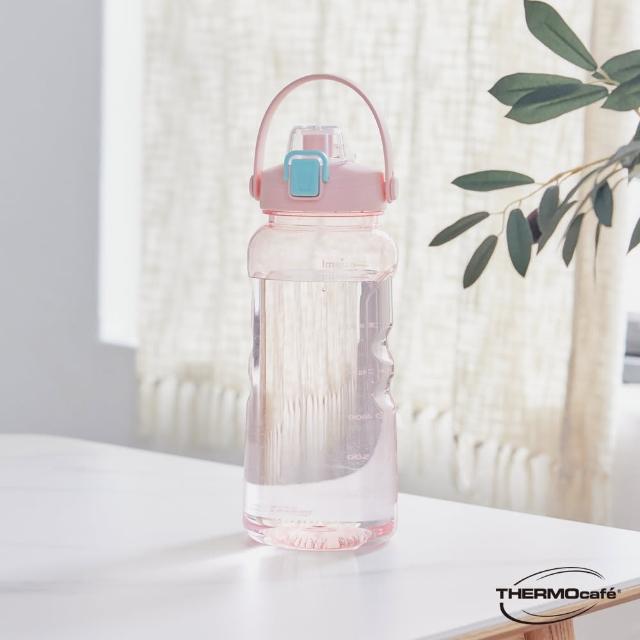 【THERMOcafe 凱菲】買1送1_彈蓋直飲隨手瓶2200ml+2200ml(TCTB-2200+TCTB-2200)