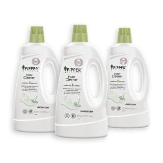 【PiPPER STANDARD 沛柏】沛柏鳳梨酵素地板清潔劑薰衣草800mlx3(適用於有孩童、寵物和皮膚易過敏)