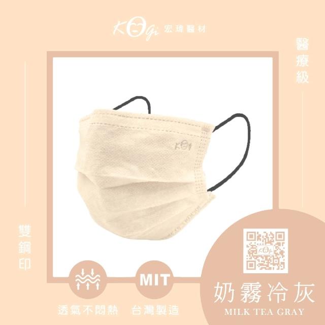 【宏瑋】成人平面醫療口罩 滿版系列4盒組｜50入/盒(成人口罩｜醫療級三層防護 防疫必備｜台灣製造)