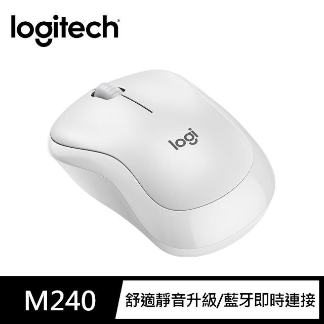 【Logitech 羅技】M240 無線靜音藍芽滑鼠(不附接收器)