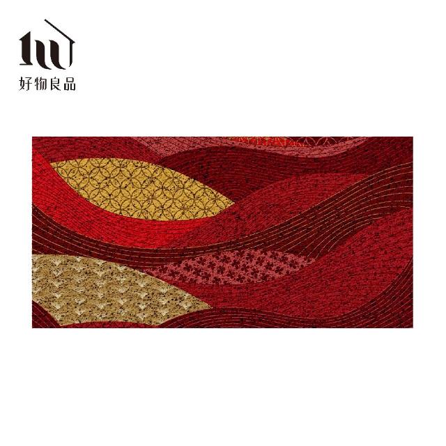 【好物良品】60x120cm_快樂祈福系列可剪裁玄關絲圈刮泥地墊(防滑刮泥墊 腳踏墊 除塵墊 玄關地墊 絲圈地墊)