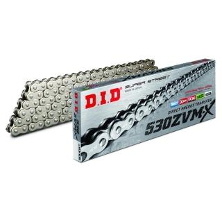 【D.I.D】ZVM-X系列 專利X型油封 重機專用 白金加厚鏈條(鍊條尺寸530 / 鏈目120節)