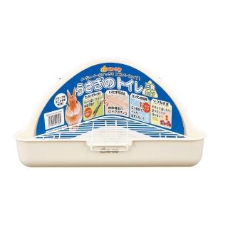 【GEX】三角兔子便盆-象牙白*2入組(ab-169)(小動物便盆)