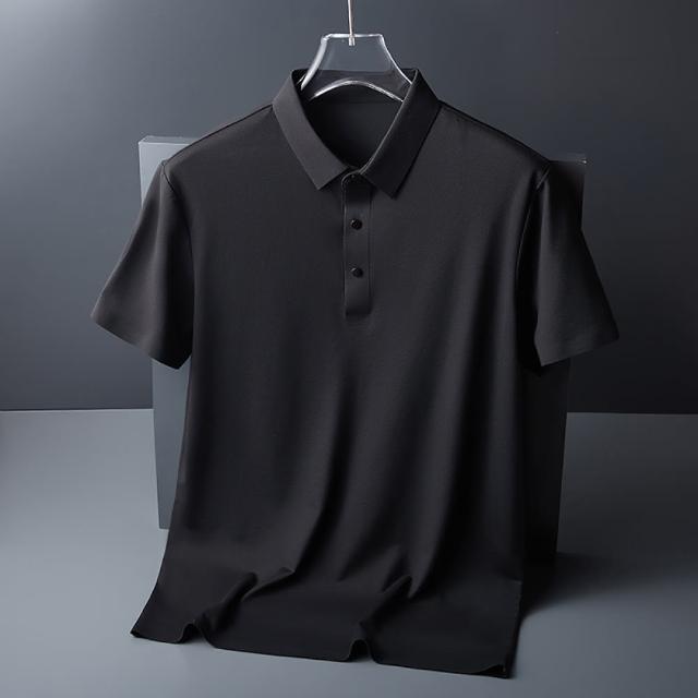 【NEW FORCE】買一送一-輕薄冰絲透氣商務休閒POLO衫(男短袖polo衫/上衣/POLO衫/短袖上衣/涼感上衣)