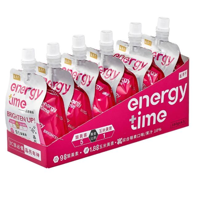 【盛香珍】Energy Time機能飲180gX4盒組(6包/盒-口味任選) 口栓袋 果凍飲 果凍包 即食果凍 隨身果凍