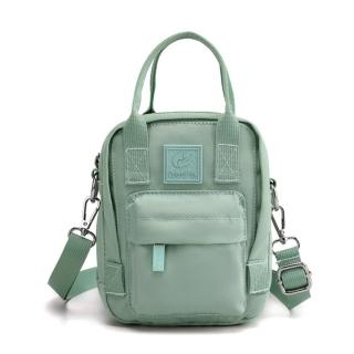 【巴黎精品】側背包帆布手提包(斜背個性簡約防潑水女包包8色a1ac15)