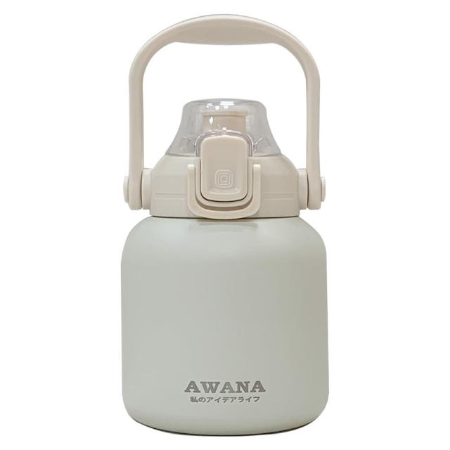 【AWANA】手提彈蓋保溫杯AN-800D(800ml-附吸管)(保溫瓶)
